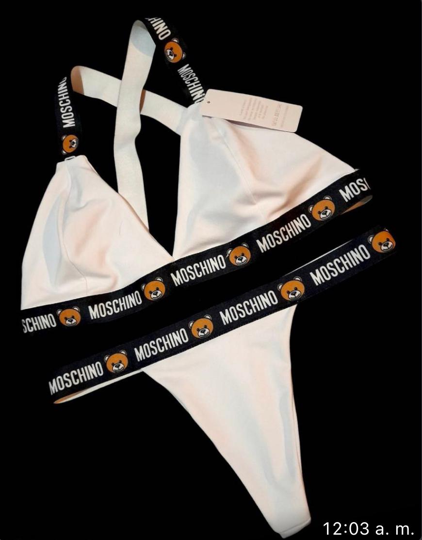 Ropa Interior Moschino Blanca